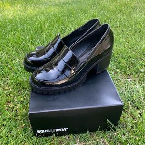 lexden block heel loafer